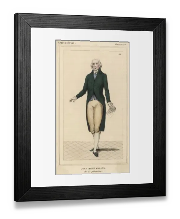 Framed Print : Jean-Marie Roland De LA