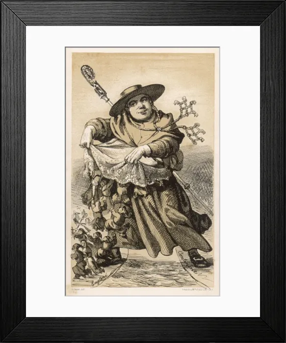 Framed Print : Papal Invasion Uk 1852 Framed Print : Papal Invasion Uk 1852