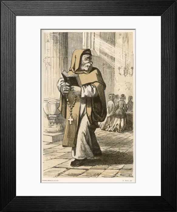 Framed Print : Carmelite Monk Framed Print : Carmelite Monk