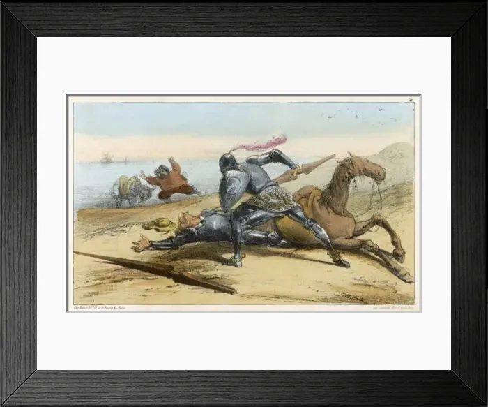 Framed Print : Carasco Beats Quixote