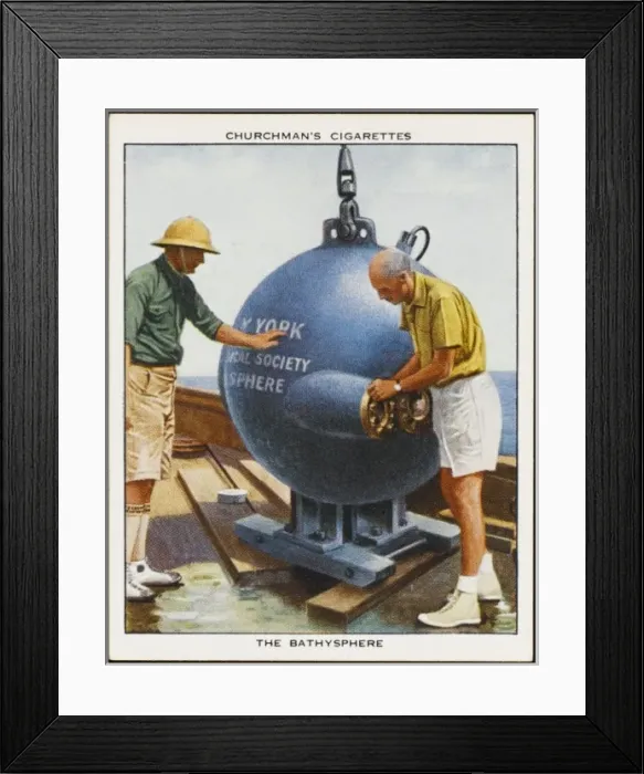 Framed Print : Beebes Bathysphere Framed Print : Beebes Bathysphere