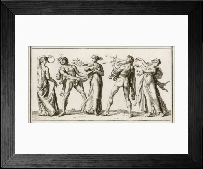 Framed Print : Bacchic Worshippers 2 Framed Print : Bacchic Worshippers 2