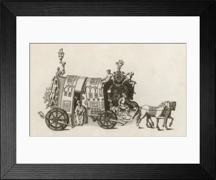 Framed Print : Customs / La Mere Folle Framed Print : Customs / La Mere Folle