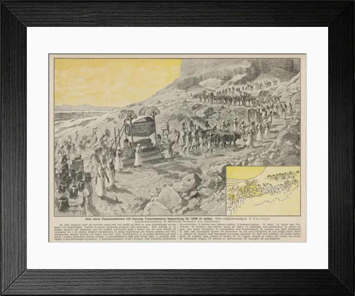 Framed Print : Tutankhamen Buried Framed Print : Tutankhamen Buried