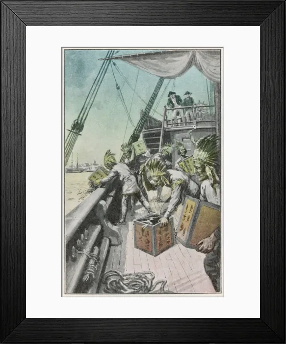 Framed Print : Boston Tea Party Framed Print : Boston Tea Party