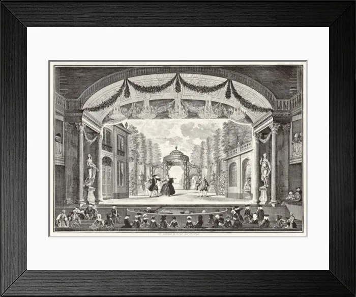 Framed Print : Theatre / Amsterdam C1760 Framed Print : Theatre / Amsterdam C1760