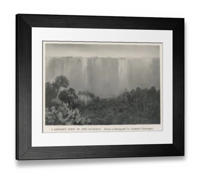 Framed Print : Lost Worls Plateau / Doyle Framed Print : Lost Worls Plateau / Doyle