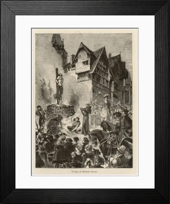 Framed Print : Michel Servetus Framed Print : Michel Servetus