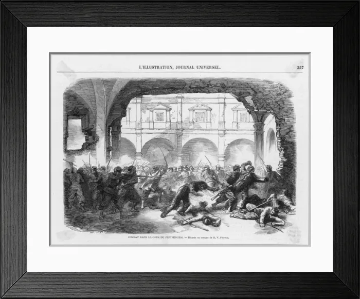 Framed Print : French Inside Puebla Framed Print : French Inside Puebla