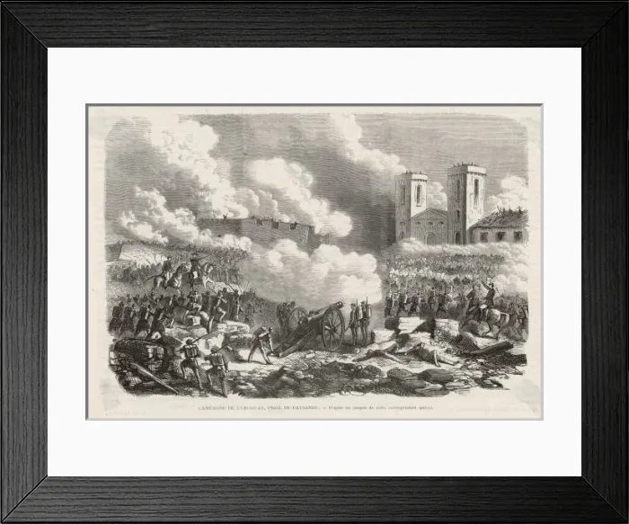 Framed Print : Taking of Paysandu Framed Print : Taking of Paysandu