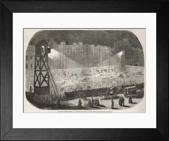 Framed Print : Paris Rebuilt / Rivoli Framed Print : Paris Rebuilt / Rivoli