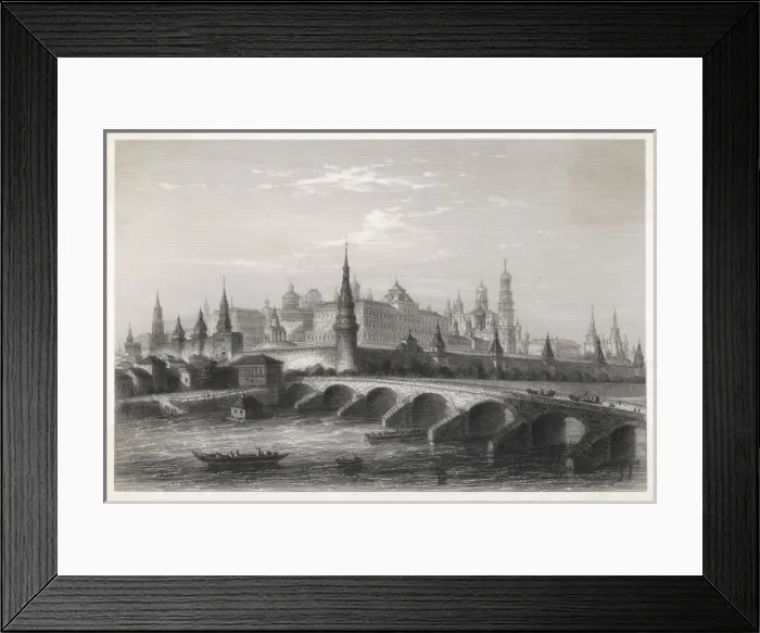 Framed Print : Kremlin River Moskva Framed Print : Kremlin River Moskva