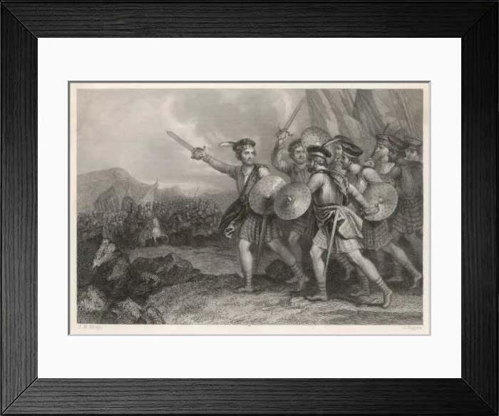 Framed Print : Wallace Leads Scots / 1303 Framed Print : Wallace Leads Scots / 1303