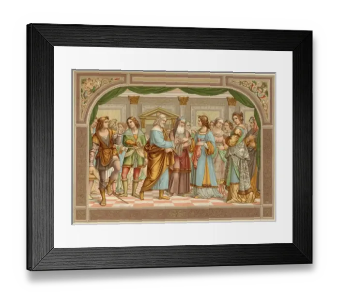 Framed Print : Mary & Joseph Wed Framed Print : Mary & Joseph Wed