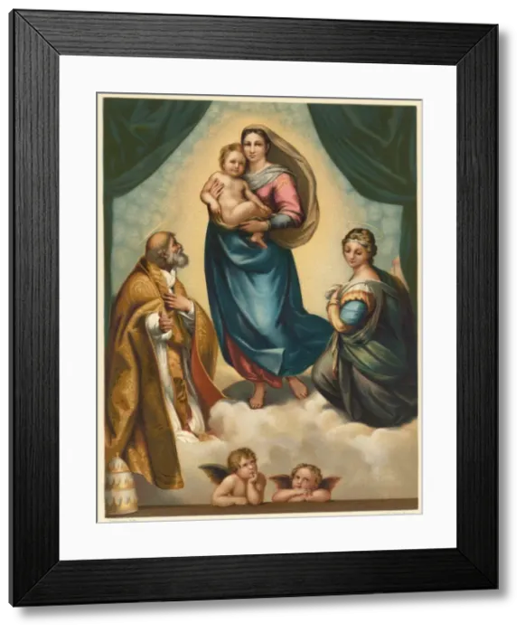 Framed Print : Mary [Raffaello]