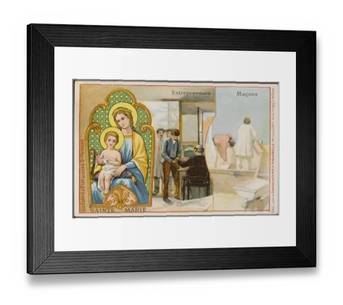 Framed Print : Mary as Patron