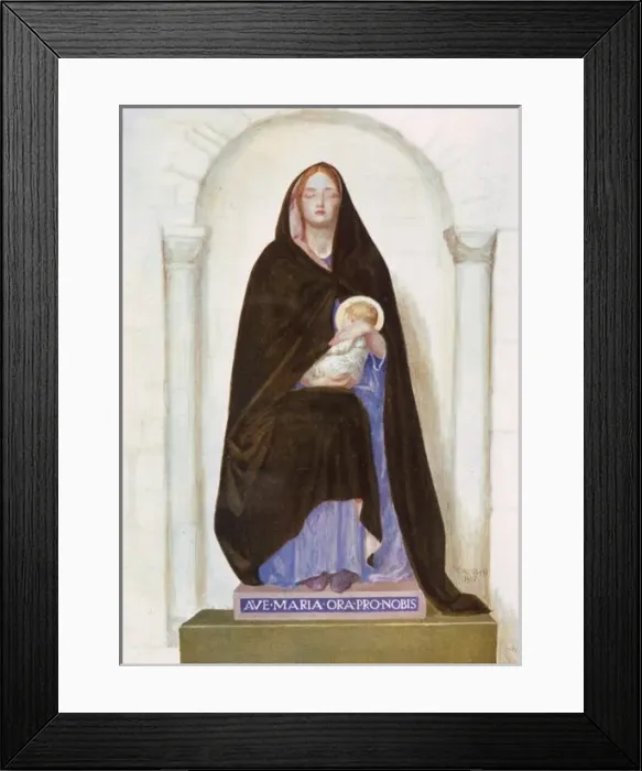 Framed Print : Mary as Young Mother Framed Print : Mary as Young Mother