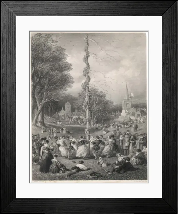 Framed Print : Maypole (Nash) Framed Print : Maypole (Nash)