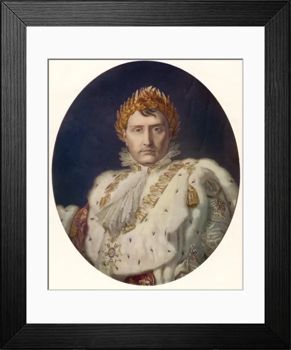 Framed Print : Napoleon I / Robes / Gerard Framed Print : Napoleon I / Robes / Gerard