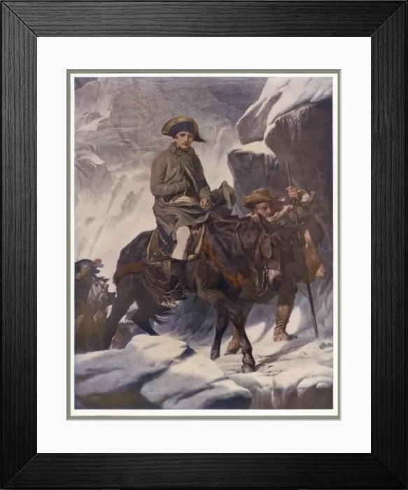 Framed Print : Crossing the Alps Framed Print : Crossing the Alps