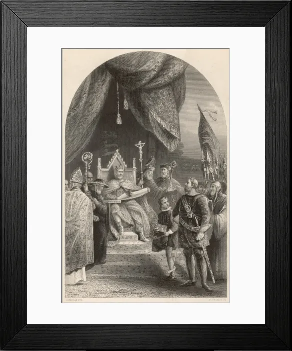 Framed Print : Magna Carta / French Framed Print : Magna Carta / French