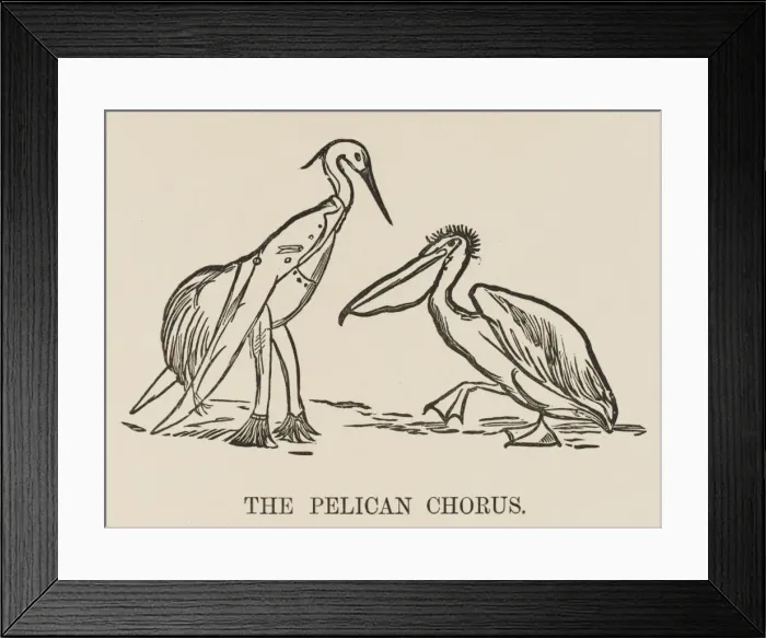 Framed Print : Lear / Pelican Chorus / C19 Framed Print : Lear / Pelican Chorus / C19