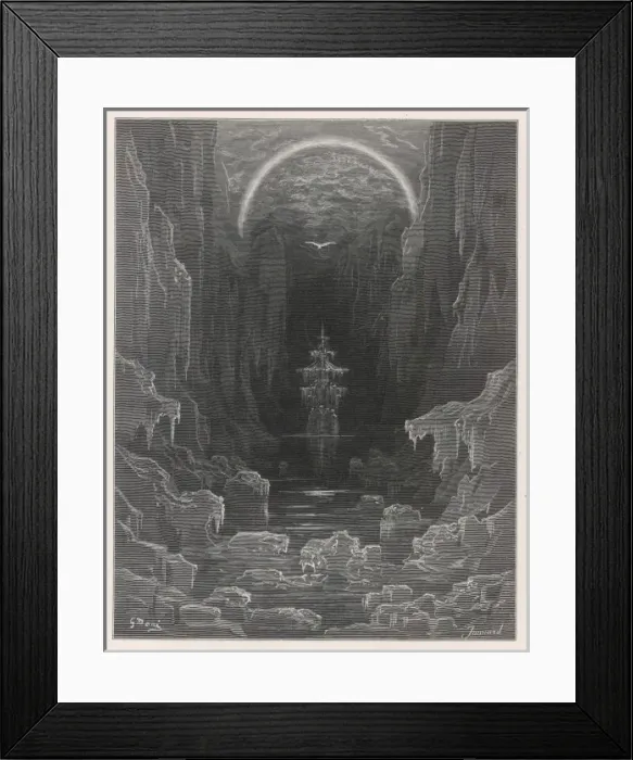 Framed Print : Mariner, Ice all Around Framed Print : Mariner, Ice all Around