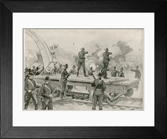 Framed Print : Chicago Riots 1894 Framed Print : Chicago Riots 1894