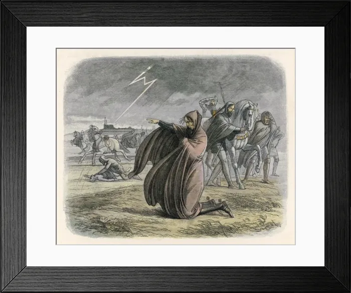 Framed Print : Thunder at Chartres 1360 Framed Print : Thunder at Chartres 1360