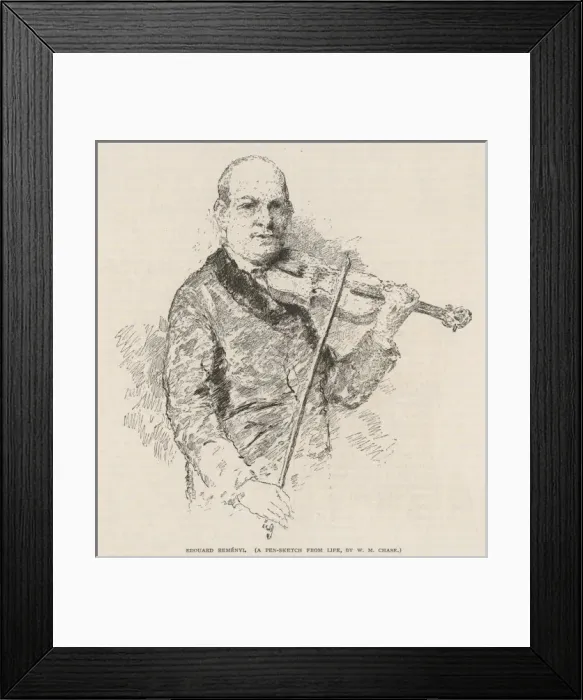 Framed Print : Edouard Remenyi Framed Print : Edouard Remenyi