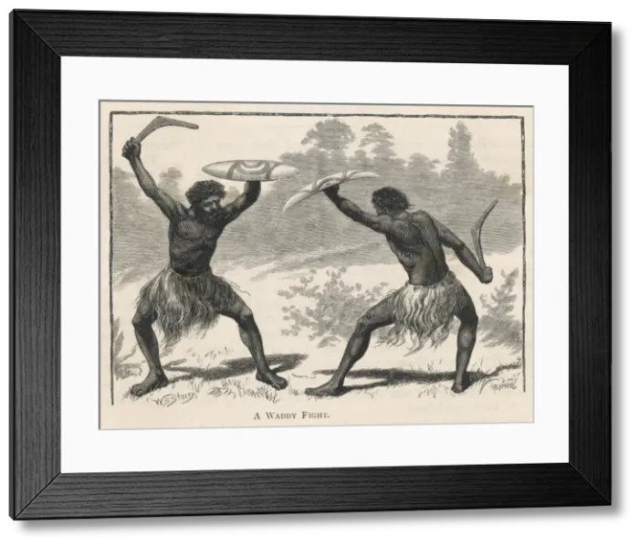 Framed Print : Racial / Aborigines C1870 Framed Print : Racial / Aborigines C1870