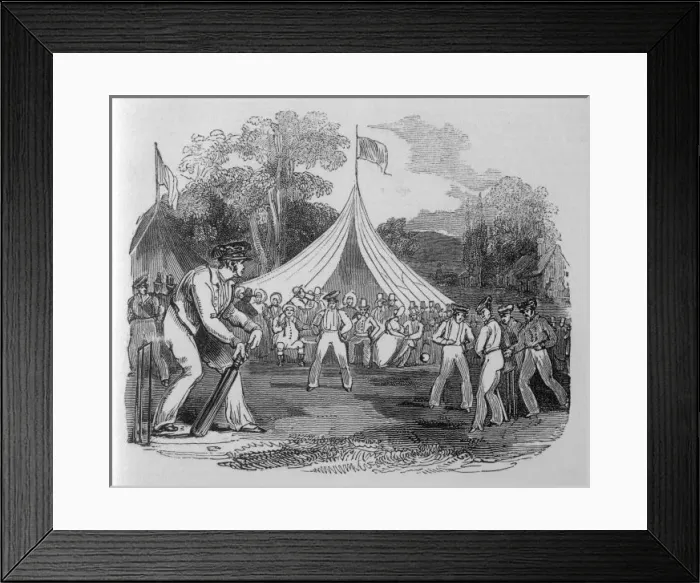 Framed Print : Village Cricket Framed Print : Village Cricket