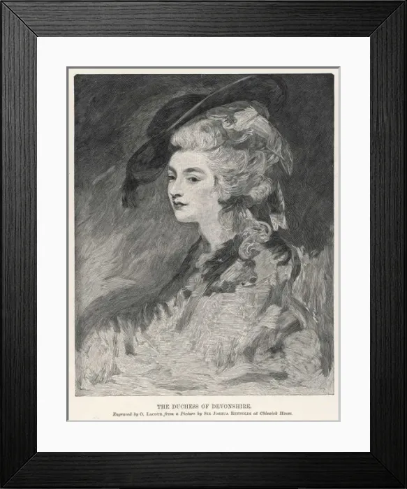 Framed Print : Georgiana / Duchess / Eim 89 Framed Print : Georgiana / Duchess / Eim 89