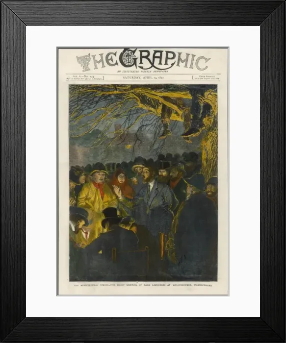 Framed Print : Agricultural Strike Framed Print : Agricultural Strike