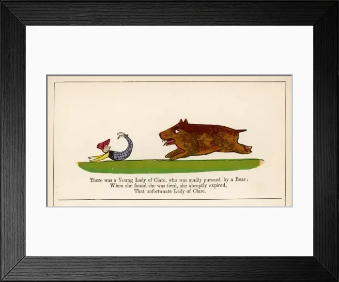 Framed Print : Lear / Book of Nonsense Framed Print : Lear / Book of Nonsense