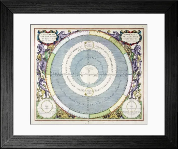 Framed Print : Ptolemaic System / Framed Print : Ptolemaic System /