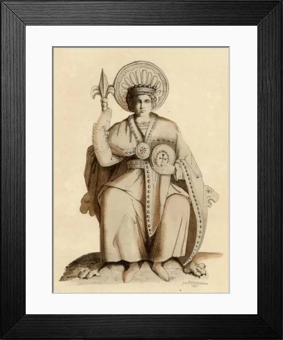 Framed Print : Pepin Le Bref Framed Print : Pepin Le Bref
