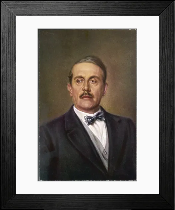 Framed Print : Giacomo Puccini Postcard Framed Print : Giacomo Puccini Postcard