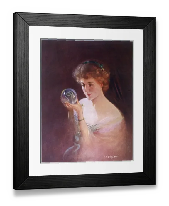 Framed Print : Crystal Gazing Framed Print : Crystal Gazing