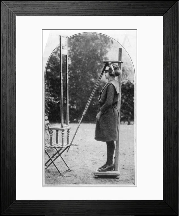 Framed Print : Blindfold Reading - 2 Framed Print : Blindfold Reading - 2