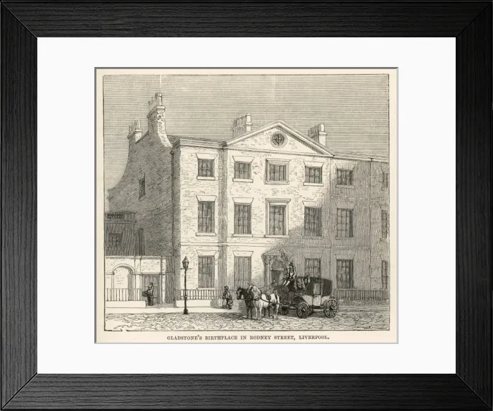 Framed Print : Gladstones Birthplace Framed Print : Gladstones Birthplace