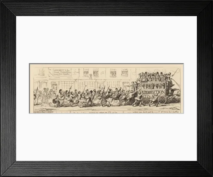 Framed Print : Cruikshank / Run for Bus Framed Print : Cruikshank / Run for Bus