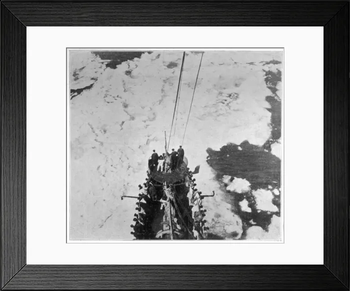 Framed Print : Titanic / French Cruiser Framed Print : Titanic / French Cruiser