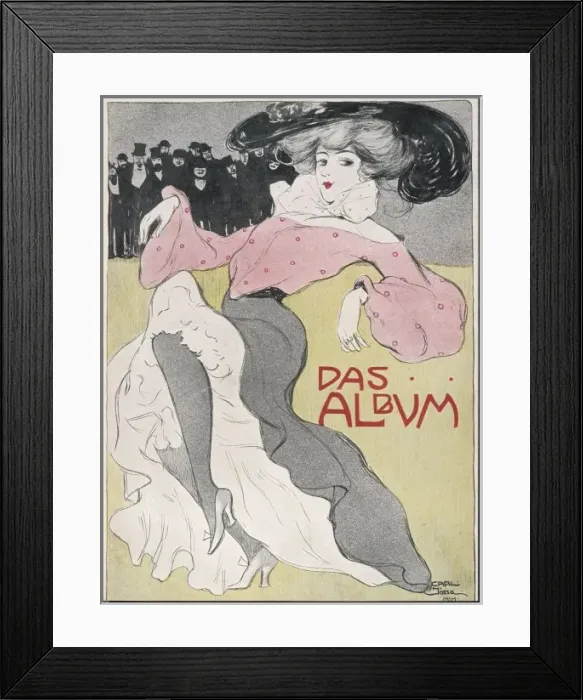 Framed Print : CAN-CAN (JOZSA) 1904 Framed Print : CAN-CAN (JOZSA) 1904