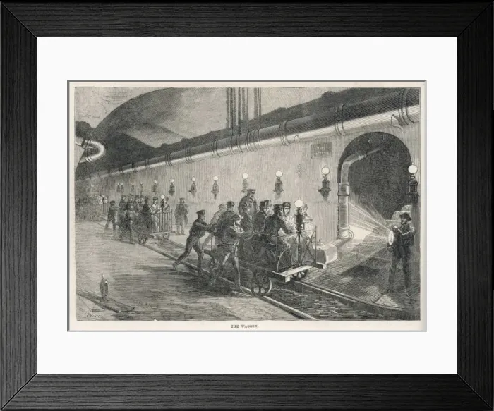 Framed Print : Paris Sewer Visit Framed Print : Paris Sewer Visit