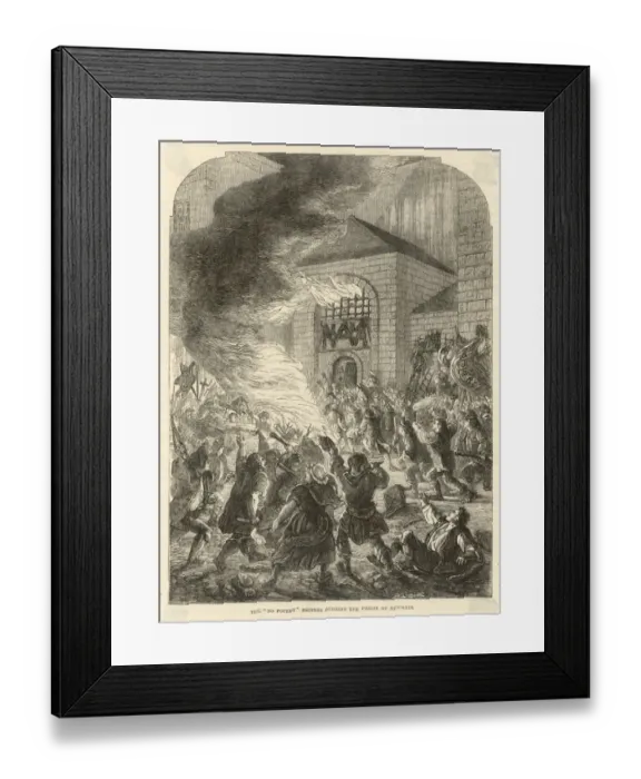 Framed Print : The Gordon Riots, 1780 Framed Print : The Gordon Riots, 1780
