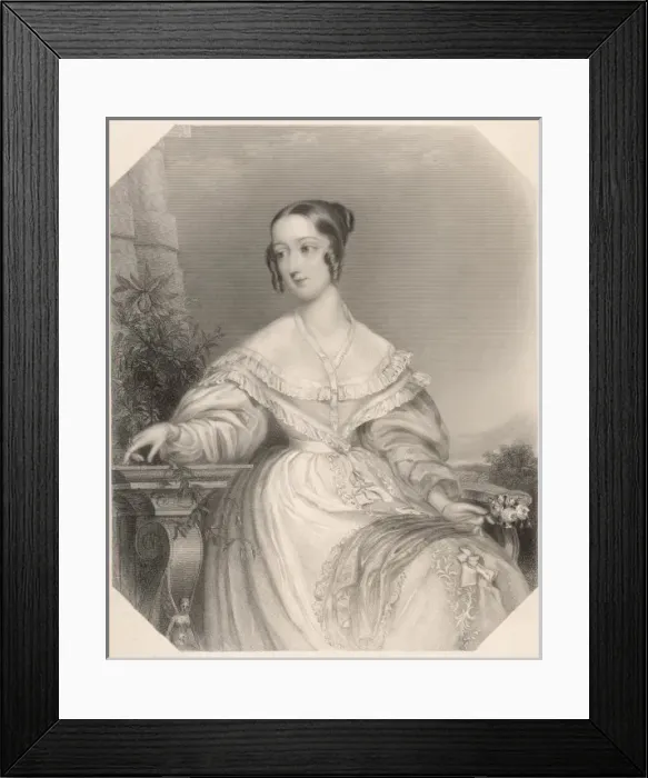Framed Print : Lady Flora Hastings Framed Print : Lady Flora Hastings
