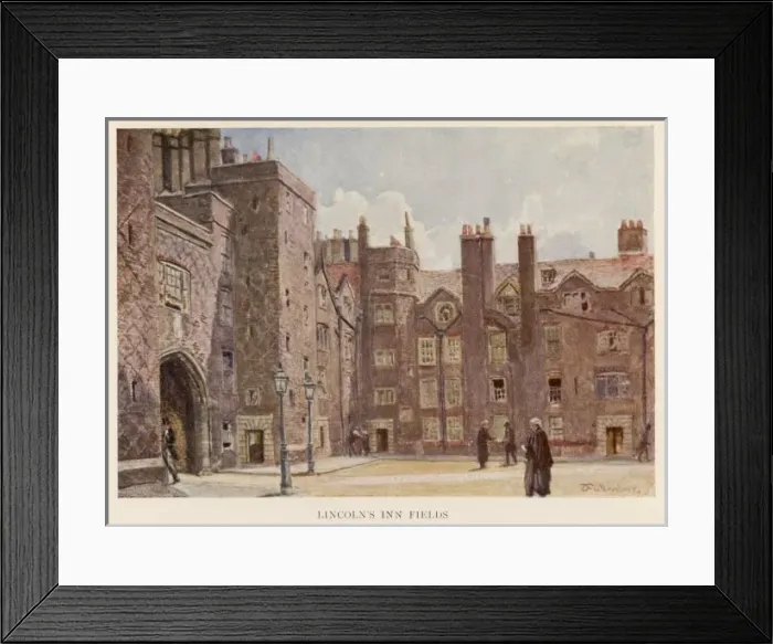 Framed Print : London / Lincolns Inn Framed Print : London / Lincolns Inn