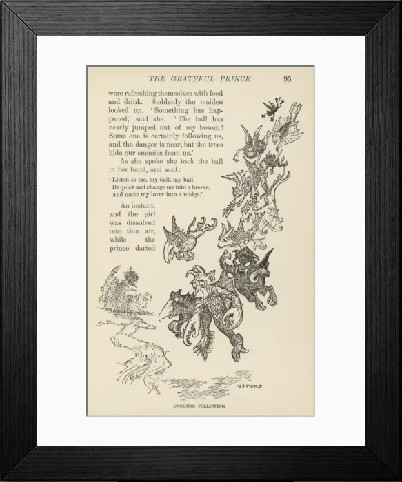 Framed Print : Flying Demons Framed Print : Flying Demons