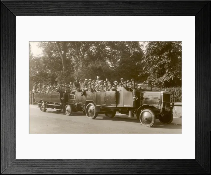 Framed Print : Charabanc Excursion Framed Print : Charabanc Excursion